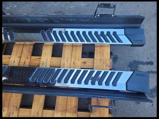 2017-2020 Ford F150 Pickup Truck Superduty Step Up Rails Bars Nerf Crew Cab