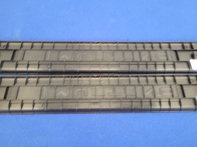 2015-2023 Ford Mustang GT S550 Pair Door Sill Plates No Light Scuff 2439 - The Parts Farm