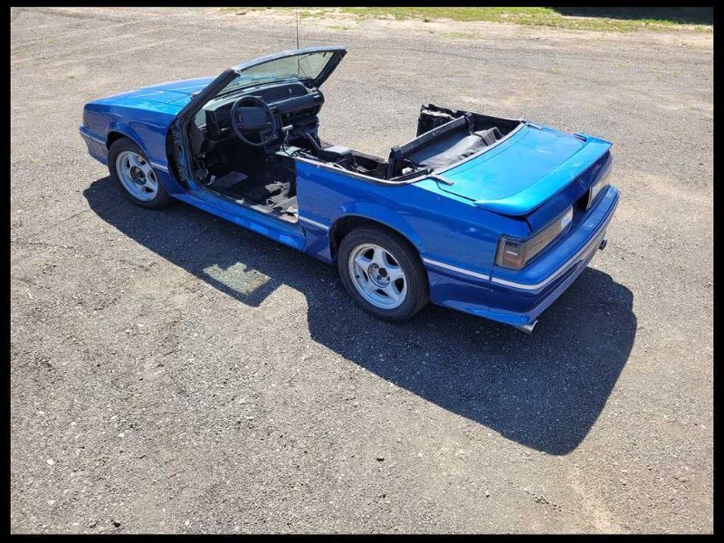 1991-1993 Ford Mustang GT 5.0L Passenger Right Rear Trim Molding Repaint - The Parts Farm