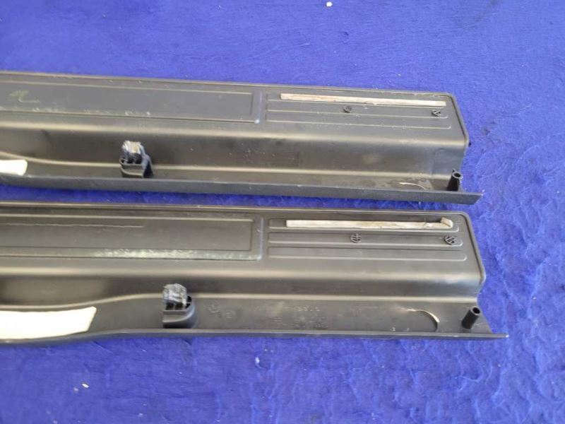 2011-2014 Ford Mustang GT 5.0L Pair Door Sill Scuff Plates Base 2418 - The Parts Farm