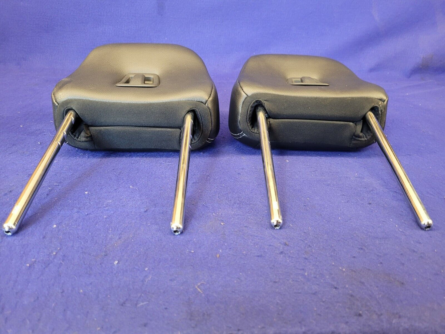 2018-2023 Ford Mustang GT S550 Leather Pair Headrests Head Stitching Adjustable - The Parts Farm