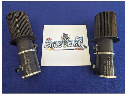 2014 Audi R8 V10 Plus Coupe Pair Air Filter Mass Meter Rear Engine 2136 - The Parts Farm