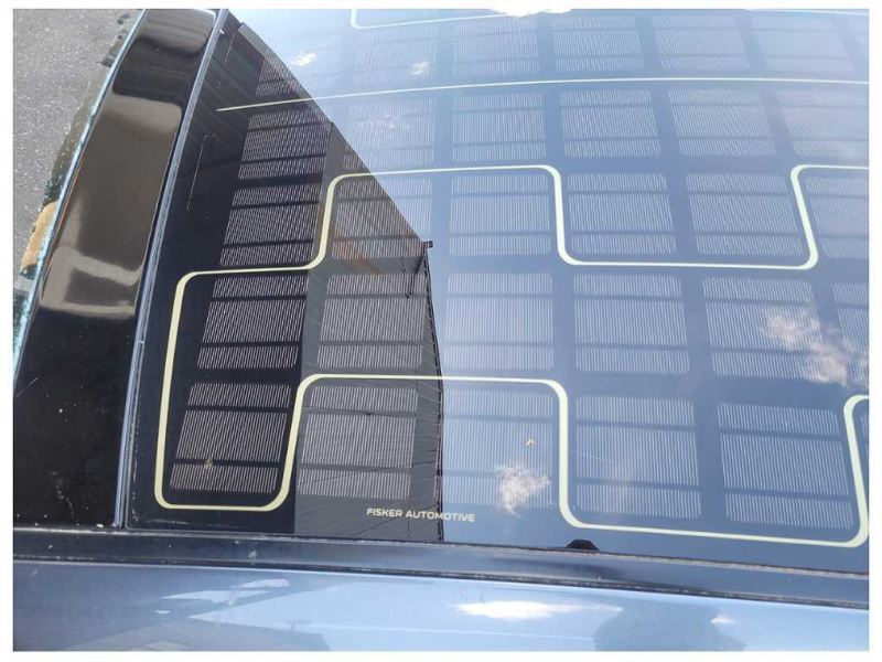 2012 Fisker Karma Sedan Hybrid Upper Roof Top Solar Panel Struture 1959 - The Parts Farm