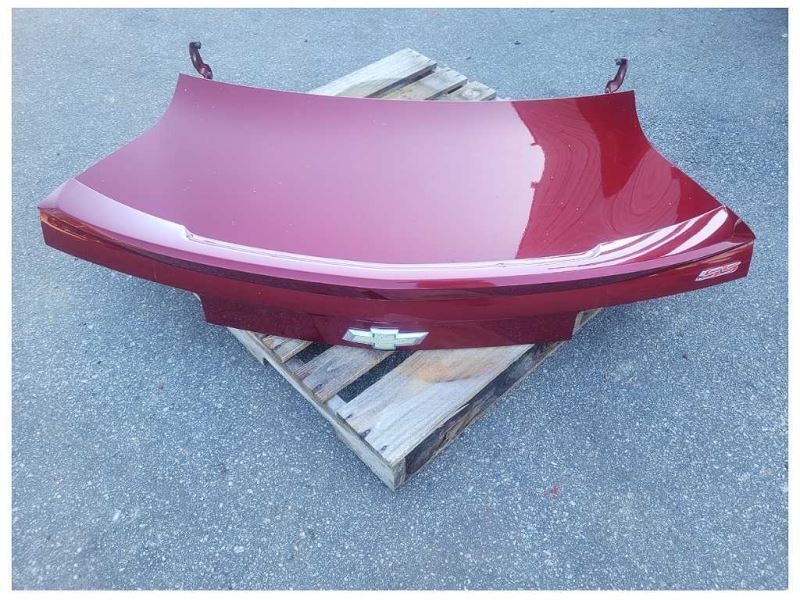 2010-2013 Chevrolet Camaro SS Deck Lid Trunk Coupe Spoiler Paint Maroon 2332 - The Parts Farm