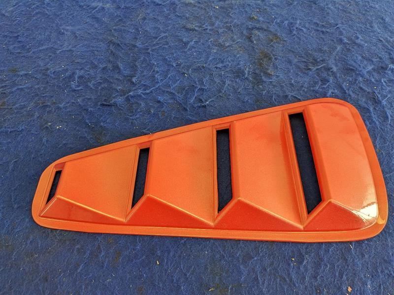 2010-2014 Ford Mustang GT Pair Side Quarter Window Louvers Need Paint 2330 - The Parts Farm