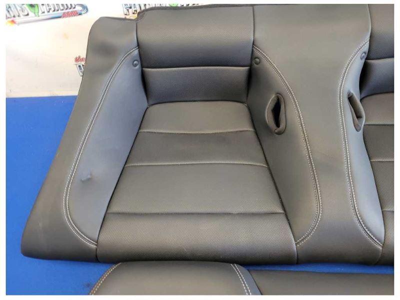 2015-2017 Ford Mustang GT S550 Rear Convertible Seats Leather Upper Lower 2601 - The Parts Farm
