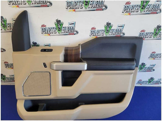 20152017 Ford F150 F150 Truck Passenger Front Door Panel Card Tan 2786