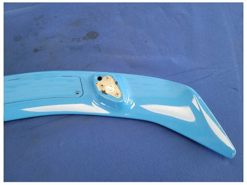 2016-2020 Chevrolet Camaro SS 6.2L Rear Spoiler Deck Lid Paint Blue C124 - The Parts Farm