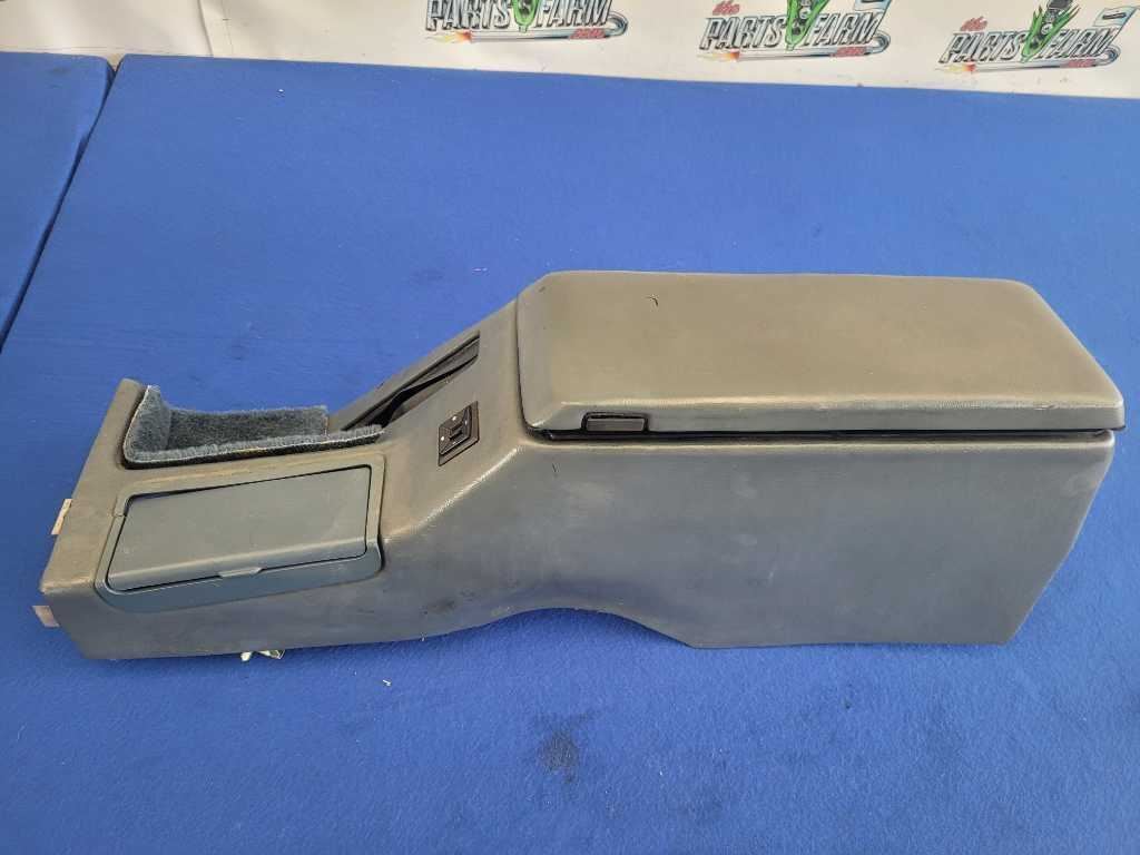 1990 Ford Mustang GT Mclaren Convertible Armrest Center Console Blue 2603 - The Parts Farm