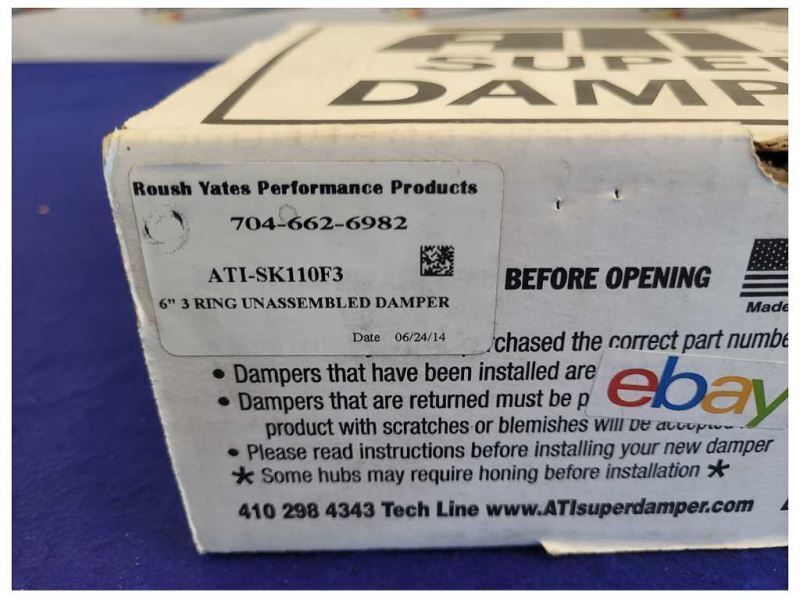ATI Performance ATI-SK110F3 6" 3 Ring Harmonic Damper NASCAR Roush - The Parts Farm