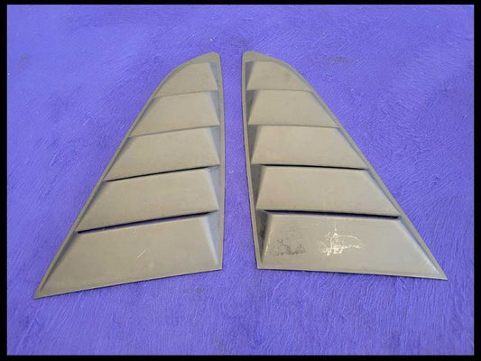2015-2021 Ford Mustang GT S550 Quarter Glass Covers Side Louvered Window Fins - The Parts Farm