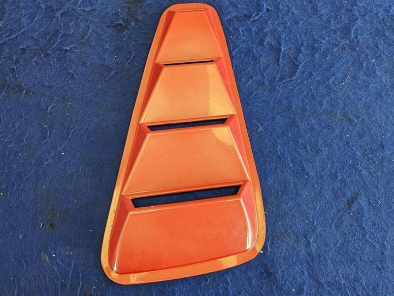 2010-2014 Ford Mustang GT Pair Side Quarter Window Louvers Need Paint 2330 - The Parts Farm