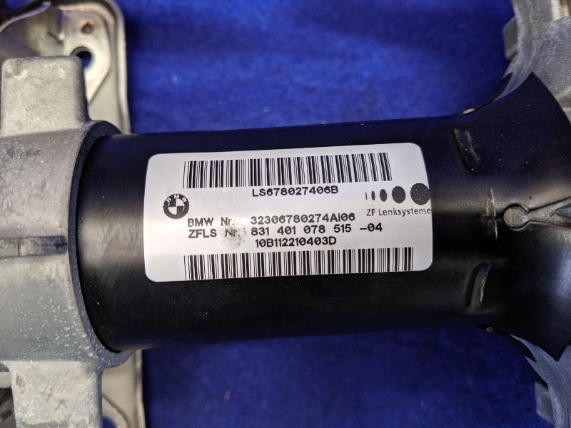 2008-2013 BMW M3 Steering Column Floor Shift Manual Adjusted 6 Speed Tilt - The Parts Farm