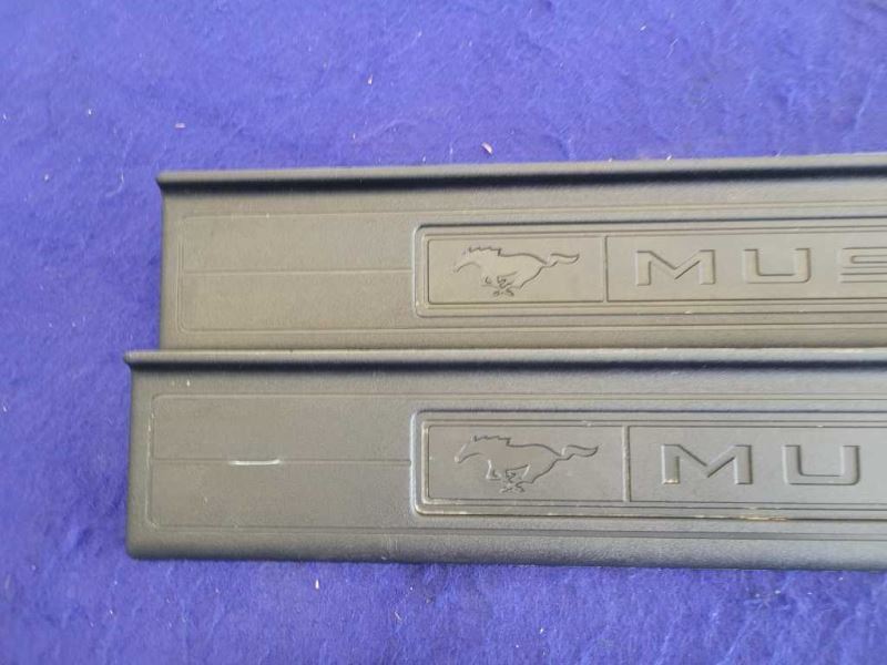 2015-2023 Ford Mustang GT S550 Pair Door Sill Scuff Plates Non Lighted 2433 - The Parts Farm