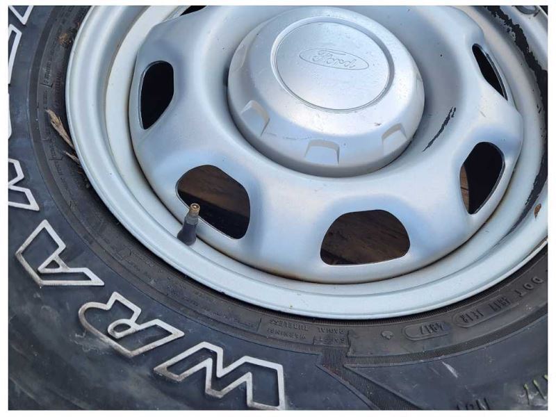 2015-2021 Ford F150 Pickup Truck Wheel 17x7.5 Painted Silver Tire 2251 - The Parts Farm