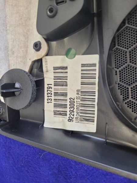 2014-2017 Chevrolet SS 6.2L Sedan Driver Left LH Rear Door Panel Card Trim - The Parts Farm