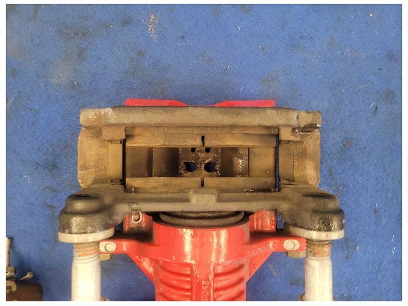 2001-2004 Chevrolet Corvette Z06 FRC C5 Calipers Rear Back Brakes Red 2066 - The Parts Farm