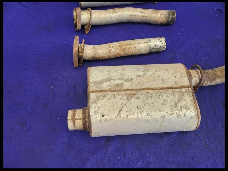 1987-1993 Ford Mustang GT 5.0L Dynomax Exhaust Muffler Pipe Tip Damage - The Parts Farm