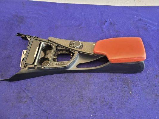 2015-2020 BMW M4 F82 F83 Center Console Front Floor iDrive Red Black Lid - The Parts Farm