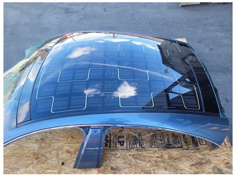 2012 Fisker Karma Sedan Hybrid Upper Roof Top Solar Panel Struture 1959 - The Parts Farm
