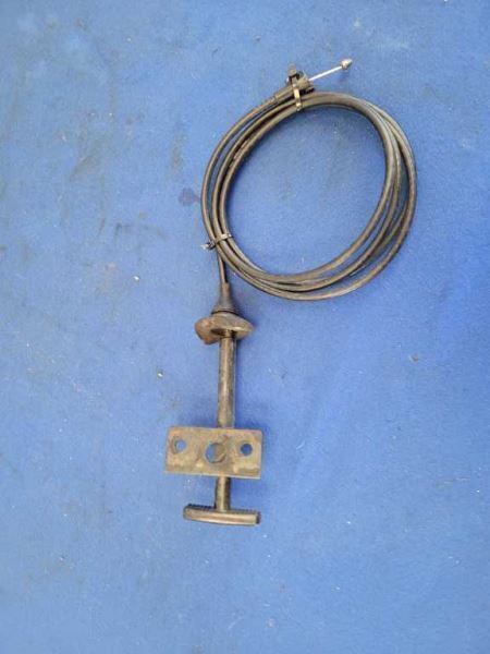1987-1993 Ford Mustang GT 5.0L Front Hood Release Cable Pull Handle 2298 - The Parts Farm