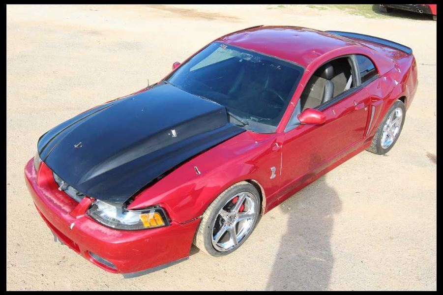 2003-2004 Ford Mustang Cobra SVT DOHC 4.6 Rear View Mirror Windshield Interior - The Parts Farm