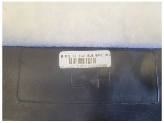 2012 Fisker Karma Sedan Hybrid Driver Left B Pillar Cover Trim 1959