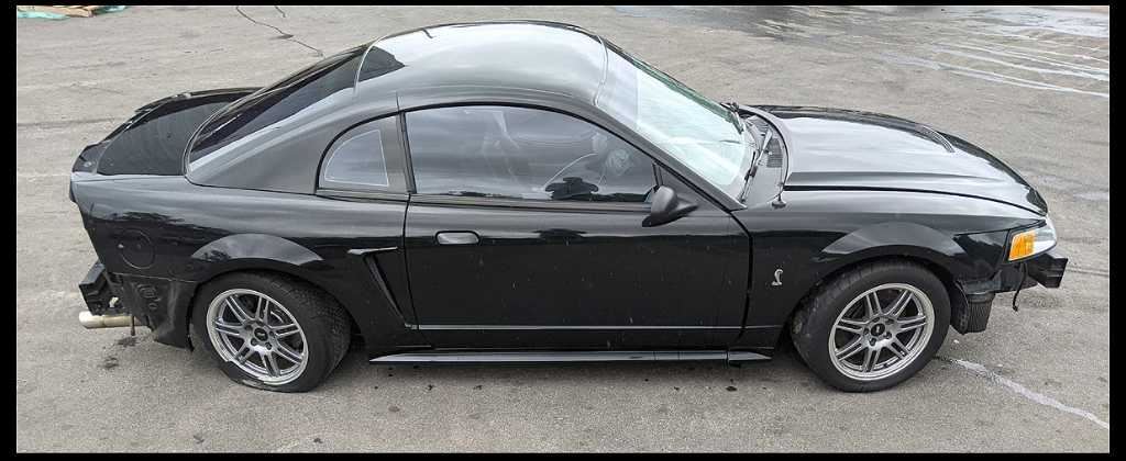 1999-2000 Ford Mustang GT Passenger Right Side Scoop Panel Molding Paint UA - The Parts Farm