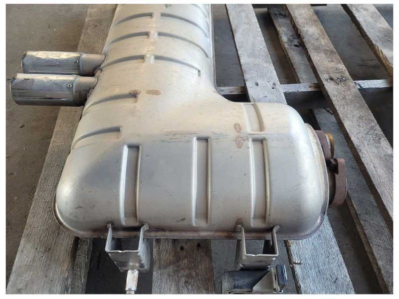 2005 BMW M3 E46 Coupe Muffler Rear Exhaust Quad *Bent Tip* 1953 - The Parts Farm