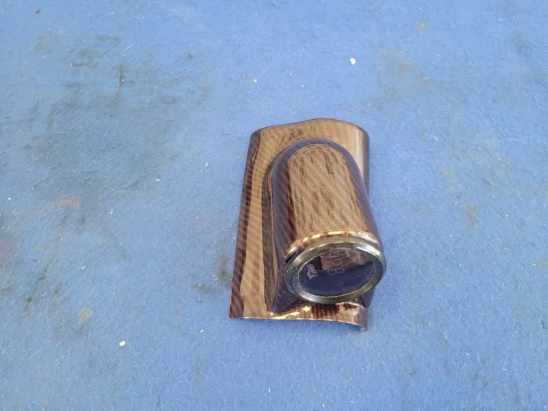 2011-2014 Ford Mustang GT 5.0L Boost Gauge Carbon Fiber Look Pod Pillar 2425 - The Parts Farm