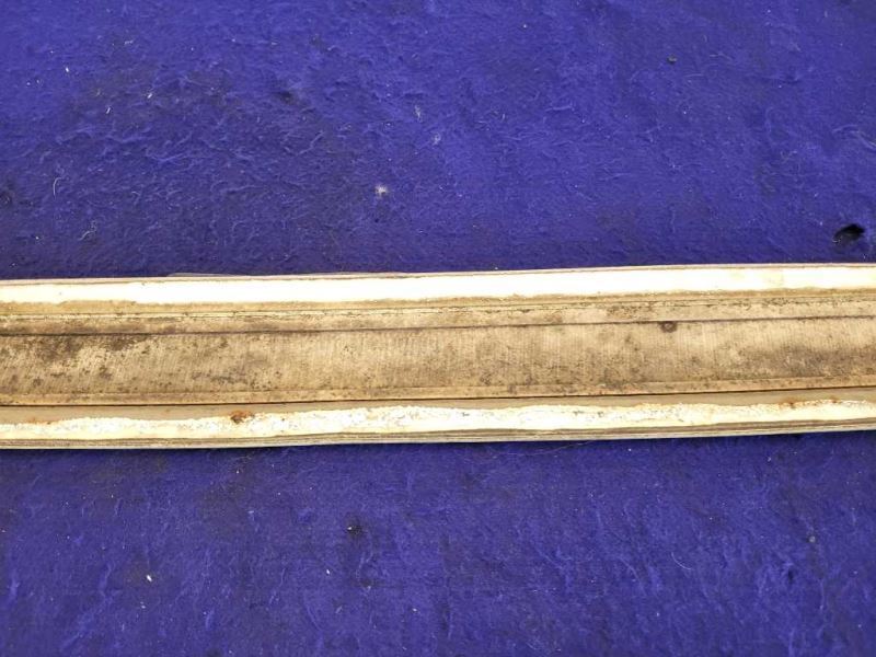 1987-1993 Ford Mustang GT LX 5.0L Driver Left Door Molding Trim Paint White - The Parts Farm