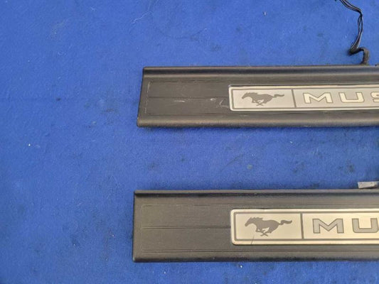 2015-2023 Ford Mustang GT S550 Pair Door Sill Plates Scuff Front 2185