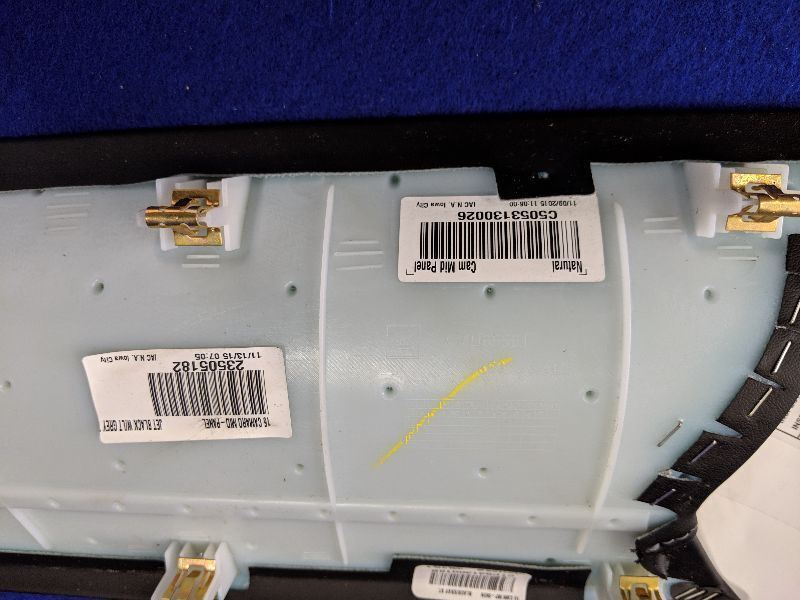 Chevy Camaro 2016 2017 Interior Dash trim 43964 - The Parts Farm
