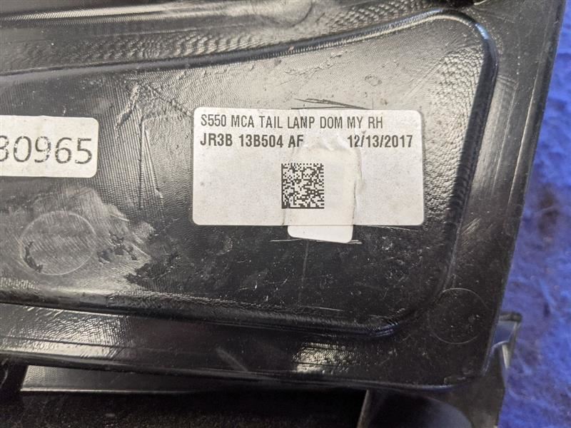 2018-2023 Ford Mustang GT S550 Passenger Right RH Lamp Brake Lens OEM - The Parts Farm