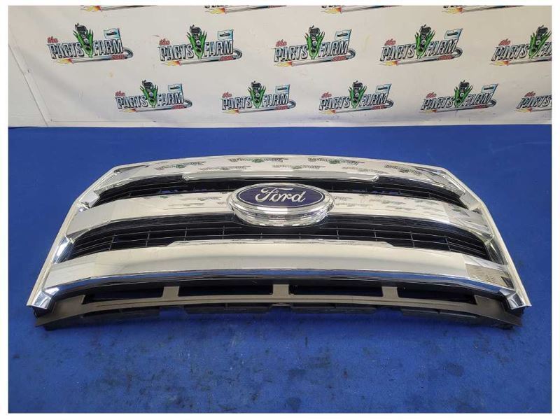 2015-2017 Ford F150 4x4 Pickup Truck Front Grille Center 3 Chrome Grill 2444 - The Parts Farm