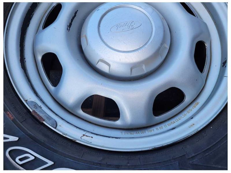 2015-2021 Ford F150 Pickup Truck Wheel 17x7.5 Painted Silver Tire 2251 - The Parts Farm