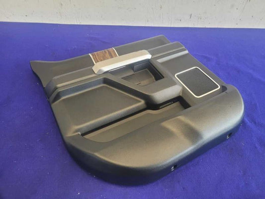2017-2020 Ford F150 Pickup Truck Driver Left Back Rear Door Panel Card Black