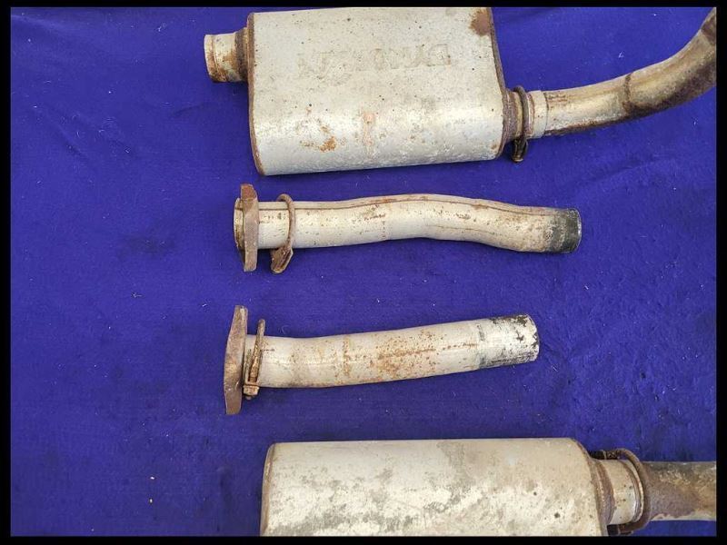1987-1993 Ford Mustang GT 5.0L Dynomax Exhaust Muffler Pipe Tip Damage - The Parts Farm