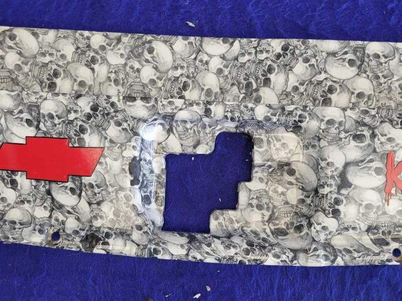 2015-2021 Ford Mustang GT S550 Radiator Shield Custom Engine Cover CHEVY KILLER - The Parts Farm