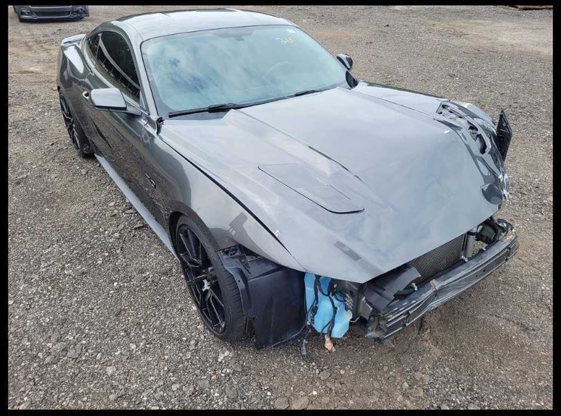 2015-2020 Ford Mustang GT Rear Spoiler Wing Flush Mount Coupe Trunk Silver - The Parts Farm