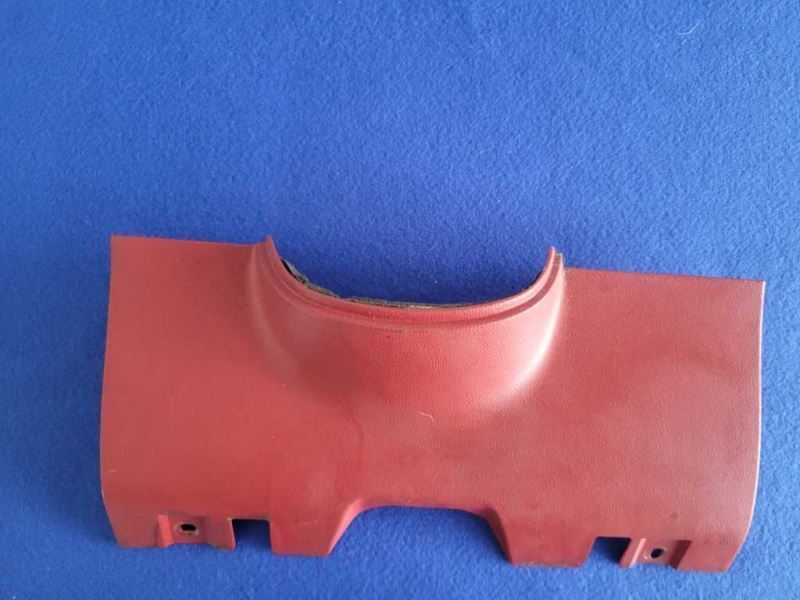 1987-1989 Ford Mustang GT LX Steering Column Cover Lower Knee Red 2298 - The Parts Farm