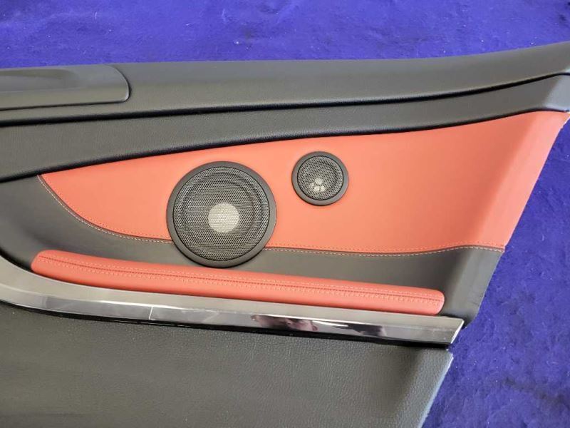 2015-2020 BMW M4 F82 F83 Passenger Rear Quarter Trim Panel Red Accents Coupe - The Parts Farm