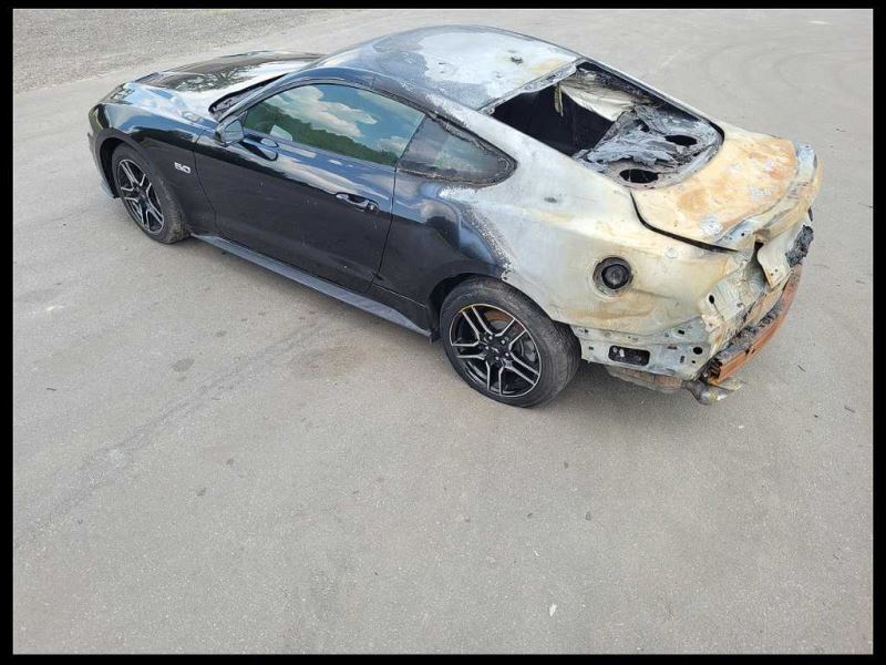 2015-2023 Ford Mustang GT S550 Passenger Front Door Coupe Shell Paint G1 1918 - The Parts Farm