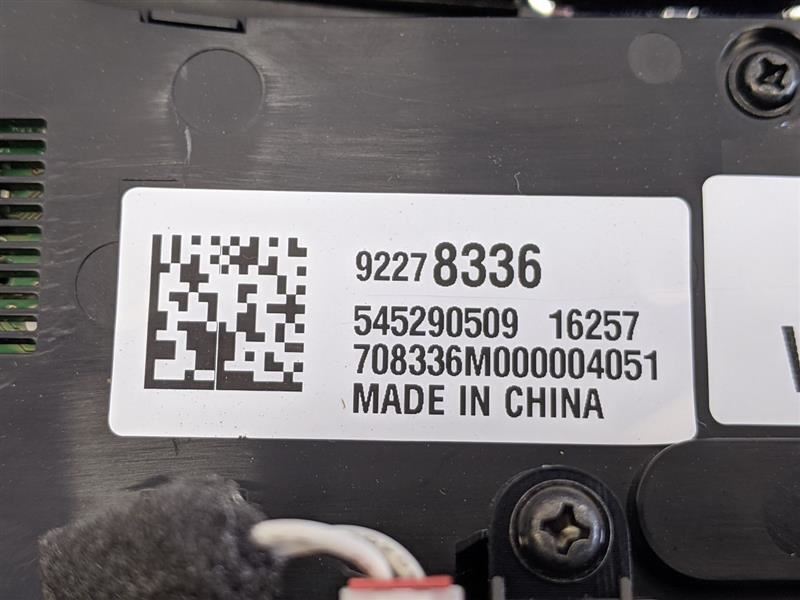 2016 2017 Chevrolet SS Sedan Caprice OEM Temperature Temp Control Gauge Switch - The Parts Farm