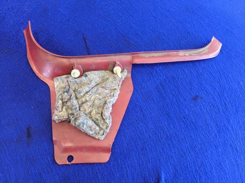 1991 Ford Mustang GT 5.0L Convertible Passenger Door Panel Arm Rest Kick Panel - The Parts Farm