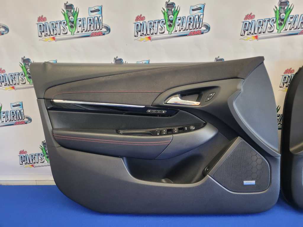 2014-2017 Chevrolet SS 6.2L Sedan Set Door Panels Suede Card Front Rear 2602 - The Parts Farm