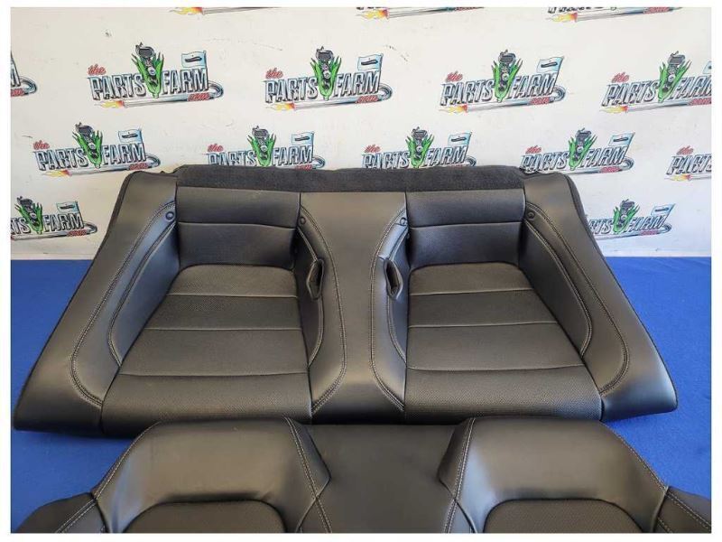2018-2023 Ford Mustang GT S550 Rear Convertible Seat Leather Upper Lower 2543 - The Parts Farm