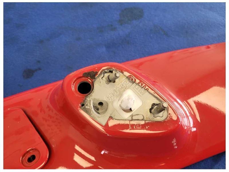 2016-2020 Chevrolet Camaro SS 6.2L Rear Spoiler Deck Lid Paint Red C124 - The Parts Farm