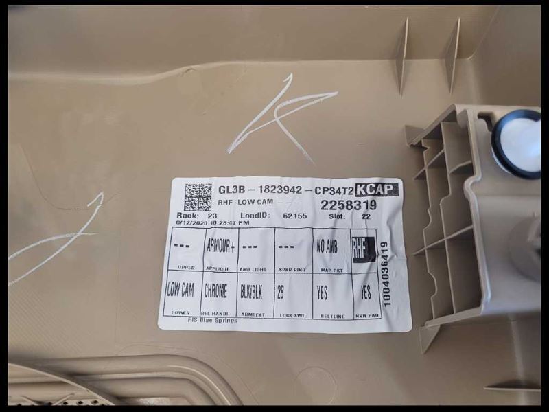 2018-2020 Ford F150 4x4 Pickup Truck Passenger RH Front Door Panel Card - The Parts Farm
