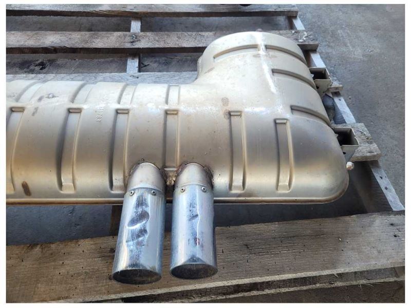2005 BMW M3 E46 Coupe Muffler Rear Exhaust Quad *Bent Tip* 1953 - The Parts Farm